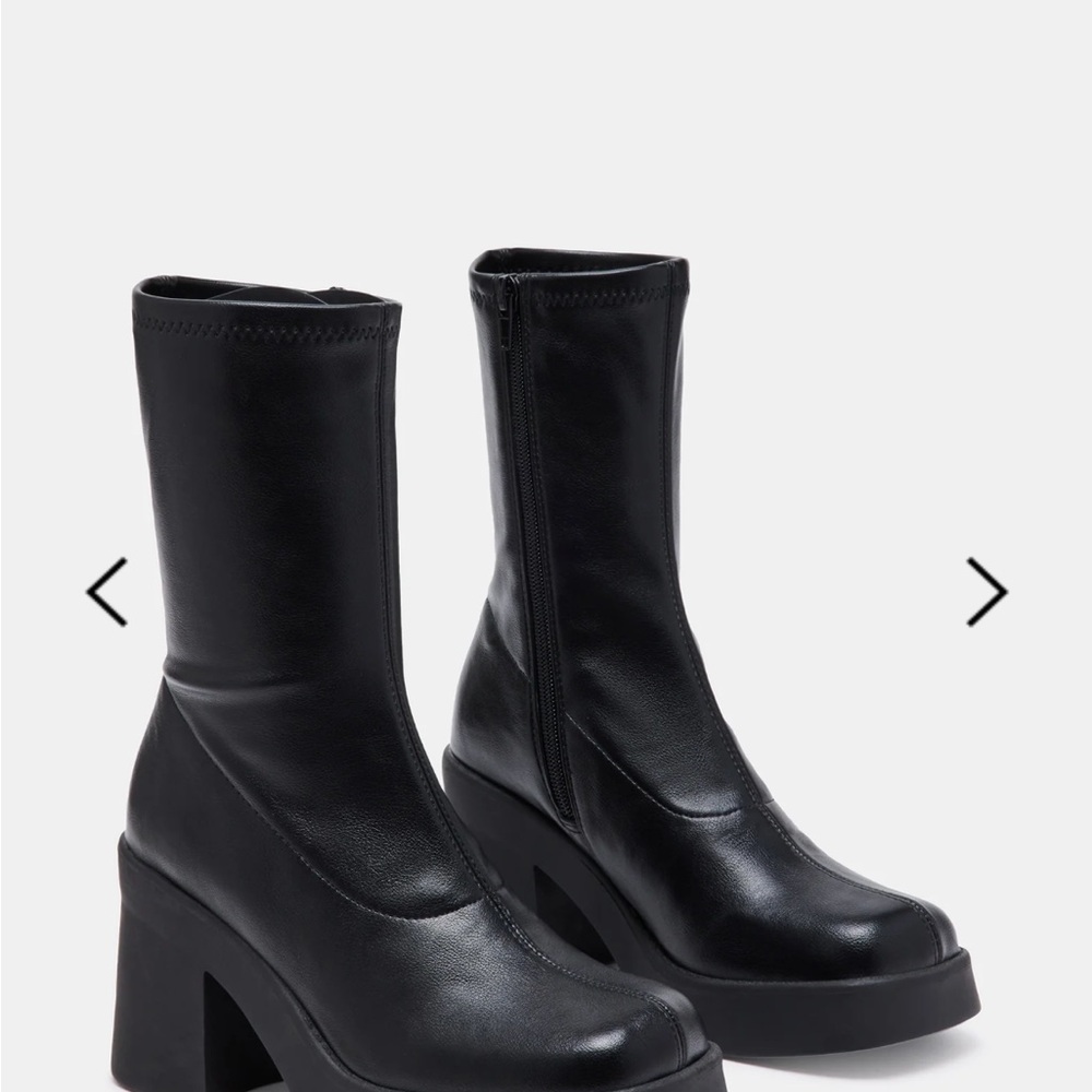 Steve Madden Klayton Black Heeled Boots